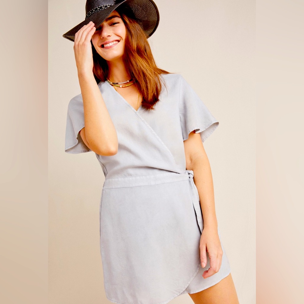 Cloth and Stone tencel romper size L NWOT from Anthropologie